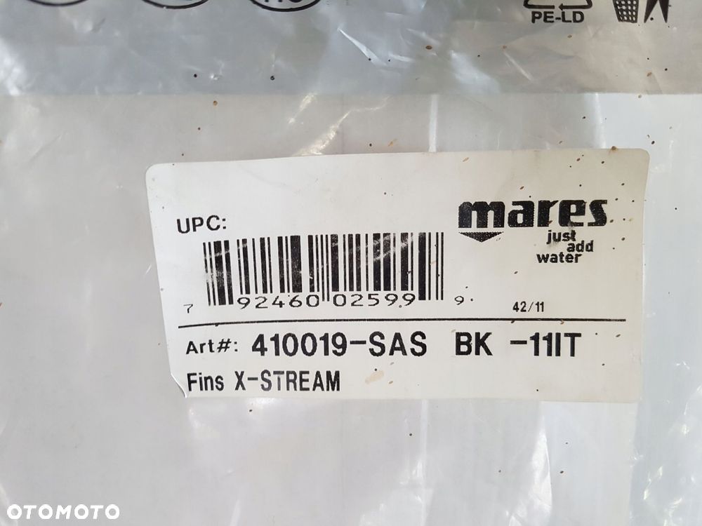 płetwy mares x-stream fins xl czarne - 5