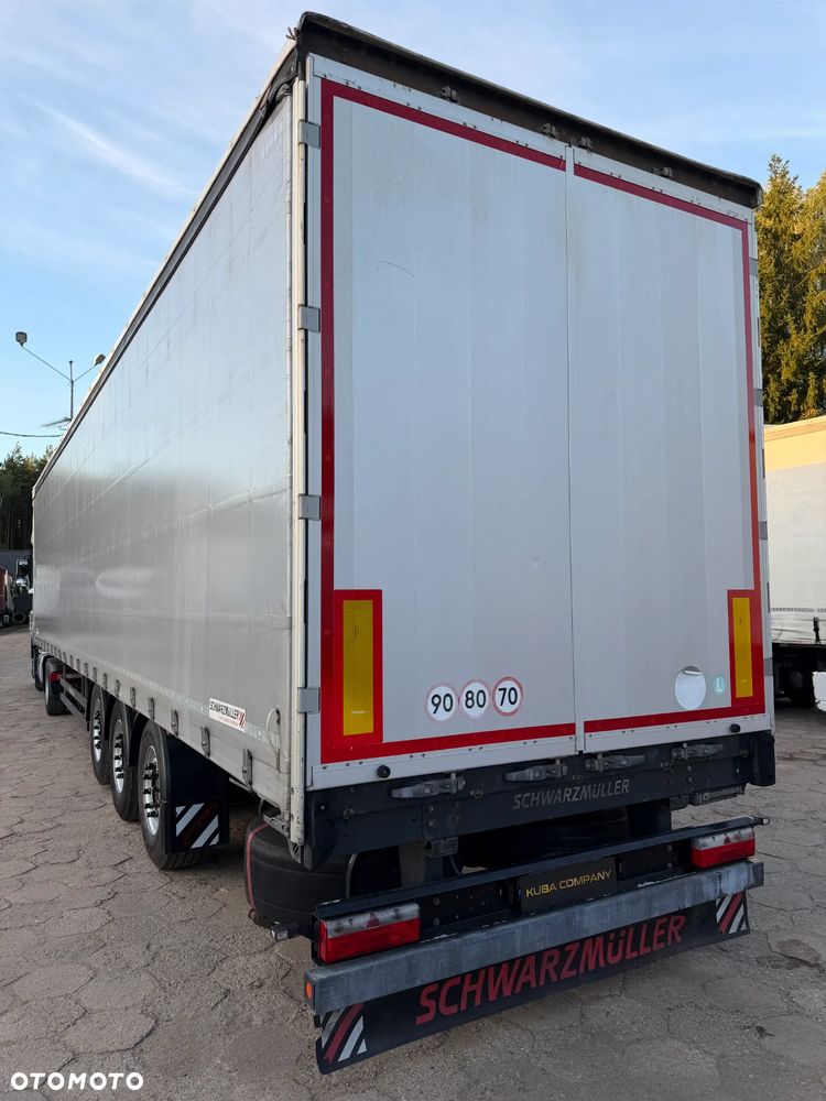 Schwarzmuller FIRANKA / ULTRA LIGHT 5640 KG WAGA SAF / PIERWSZA OŚ PODNOSZONA / OSIE SAF INTRAX / ŁADNA SREBRNA PLANDEKA / DWA KOŁA ZAPASOWE / 2021 ROK  !! - 32