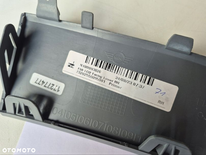 LISTWA ZDERZAKA PRZÓD PRAWA MINI F56 9450624 - 3
