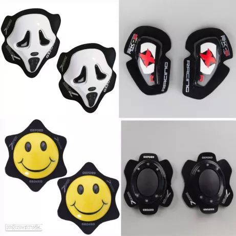 Sliders deslizadores para fato de moto, marca Oxford proteção joelho - 1