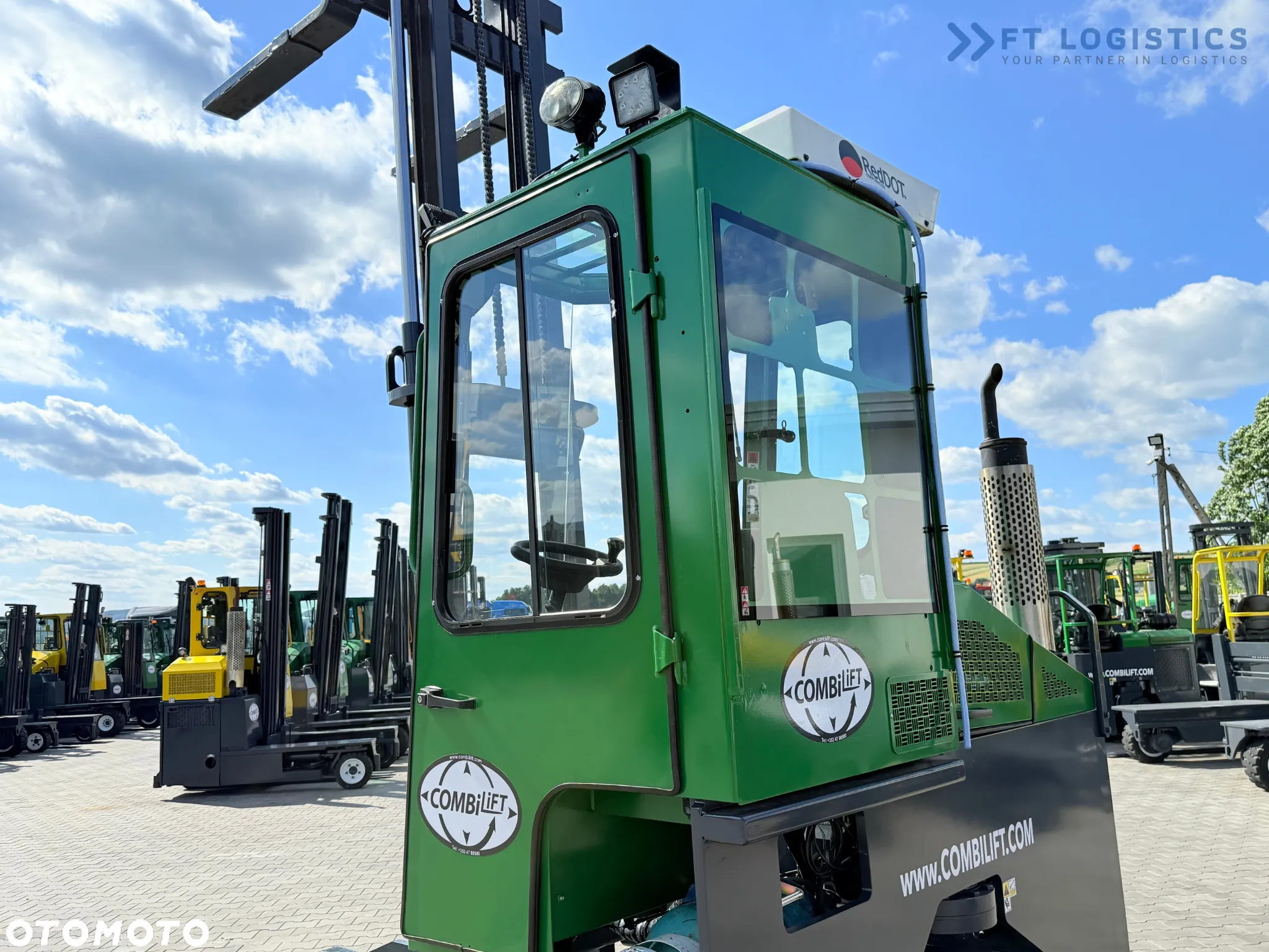 Combilift C3500 / DUPLEX 4100MM / GAS / WYSUWNE WIDŁY / KABINA / OGRZEWANIA + KLIMATYZACJA / JAK NOWY - 33