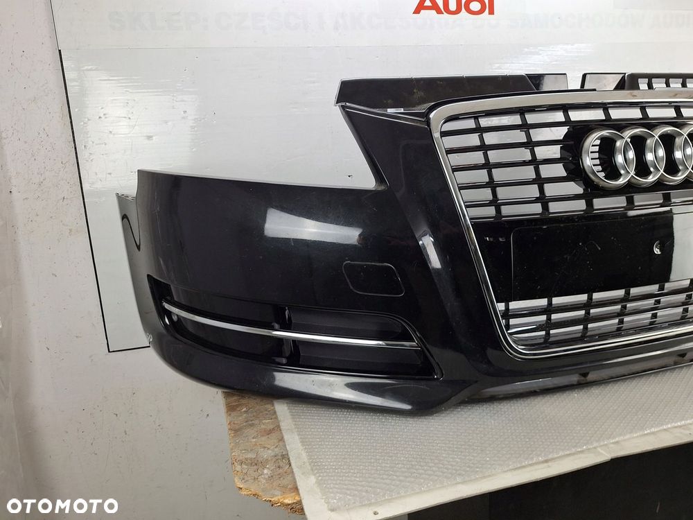 ZDERZAK AUDI A3 8P 8P0 2008-2012 LIFT PO LIFTINGU KOMPLETNY DUZY GRILL - 3