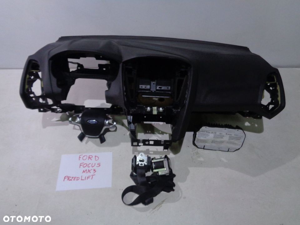FORD FOCUS MK3 III PRZED LIFT DESKA AIRBAG PASY - 1