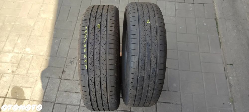 OPONY LETNIE 215/60R17 CONTINENTAL ECOCONTACT 6Q 96H (4322) LATO PRAWIE NOWE 2 SZTUKI PARA - 1