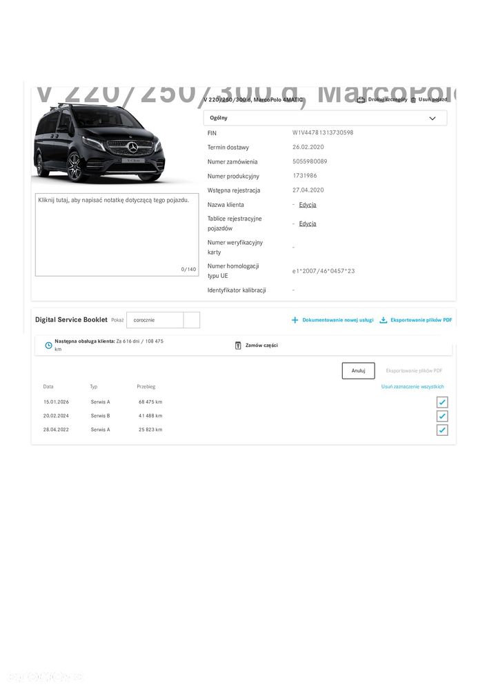 Mercedes-Benz Klasa V 300 d 4-Matic Exclusive 9G-Tronic (d³ugi) - 39