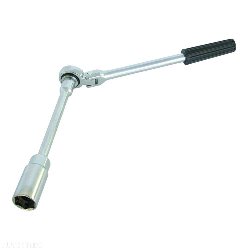 Cheie bujii auto Carpoint cu extensie 16mm, cu crichet si prelungitor - 1