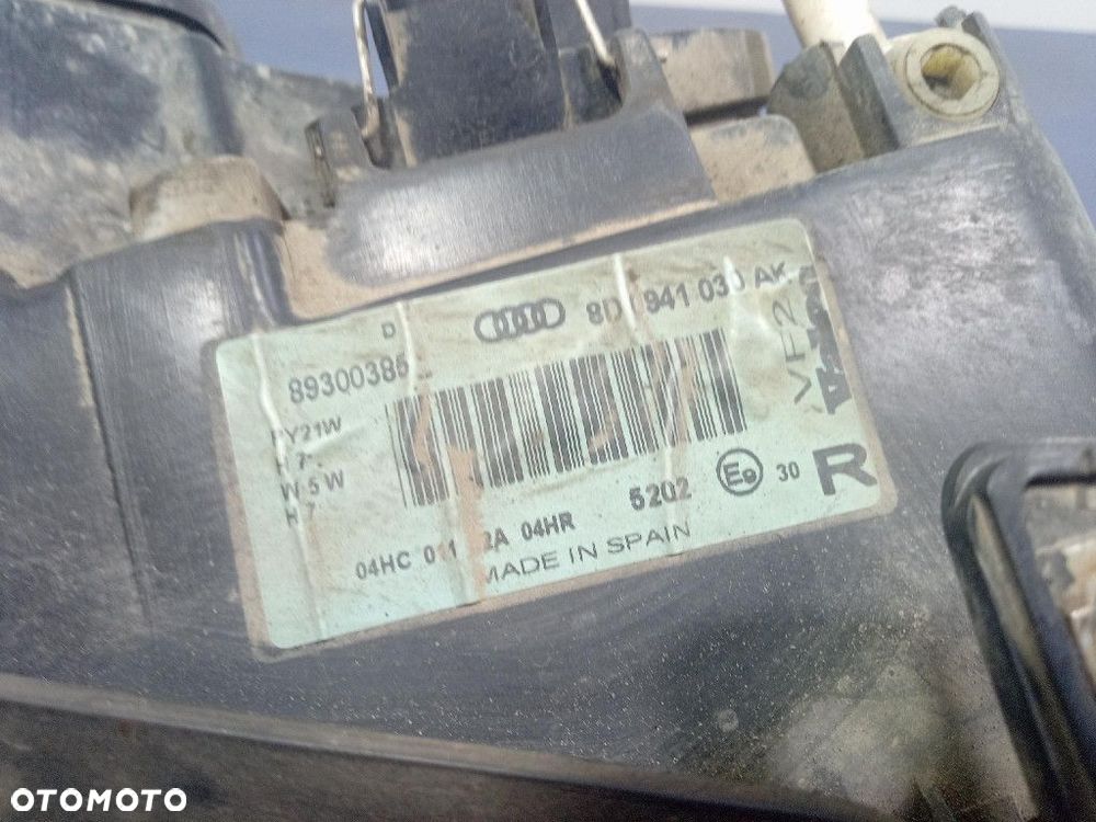 AUDI A4 B5 LIFT 99-01 REFLEKTOR PRAWY LAMPA PRZÓD  8D0941030AK - 6