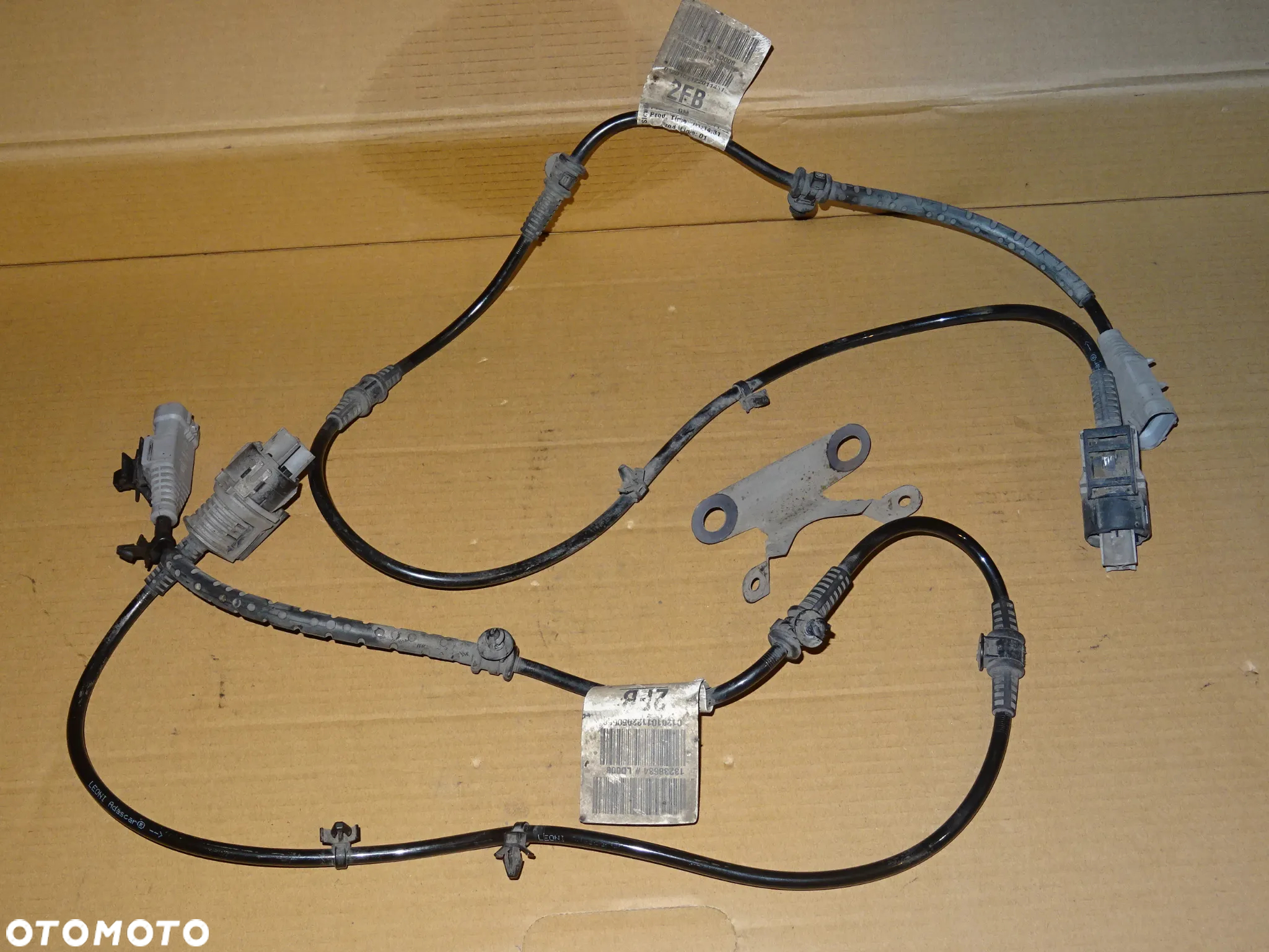 INSTALACJA ELEKTRYCZNA ABS WIĄZKA PRZEWÓD KABEL AMORTYZATORA PRZÓD IDS FLEXRIDE CDC OPEL ASTRA 7PIN - 8