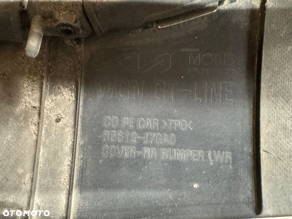 Dyfuzor dokładka zderzaka tył Kia ceed III - 2