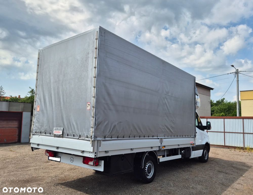 Mercedes-Benz SPRINTER 315 AUTOMAT GWARANCJA PRODUCENTA 09.2027 9G-TRONIC PLANDEKA FIRANA 10EP BEZKLUCZYKOWY DOSTĘP SALON PL BEZWYPADKOWY BEZ WKŁADU SERWIS ASO FV23% 2.0 150KM - 19