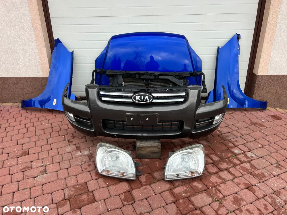 PRZÓD KOMPLETNY ZDERZAK PAS MASKA BŁOTNIK KIA SPORTAGE 2 II 04-08 K6 - 1