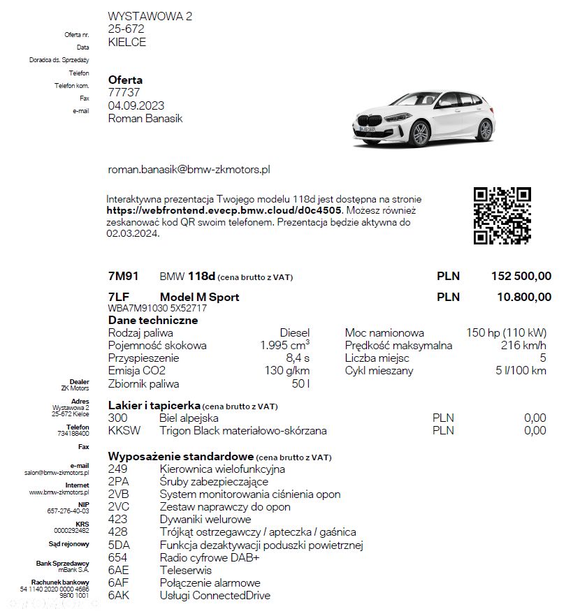 BMW Seria 1 118d M Sport - 8