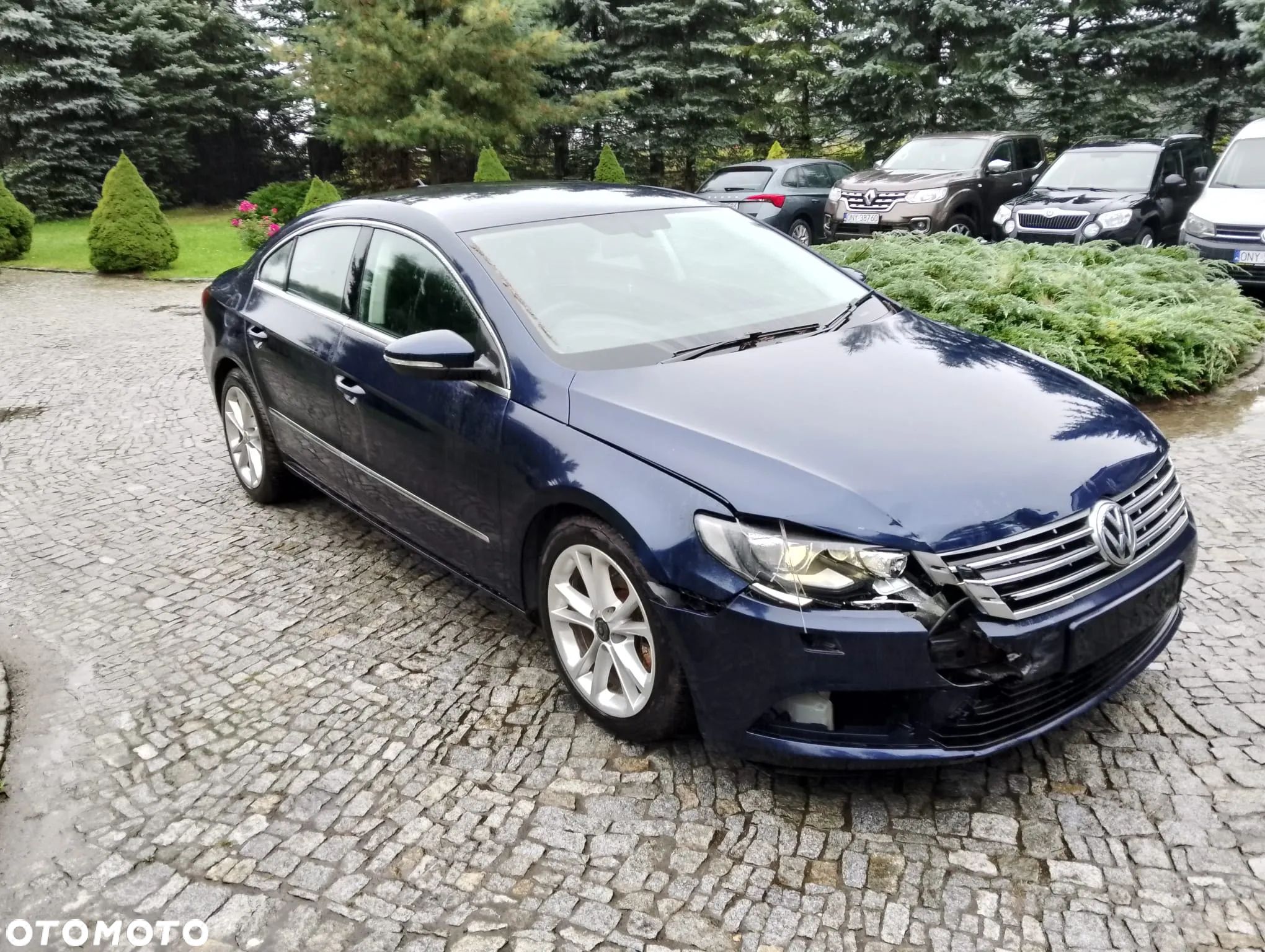 VW passat CC lift 2013r. Ćwiartka dach  drzwi błotnik maska z     awieszenie drzwi podlużnica - 1