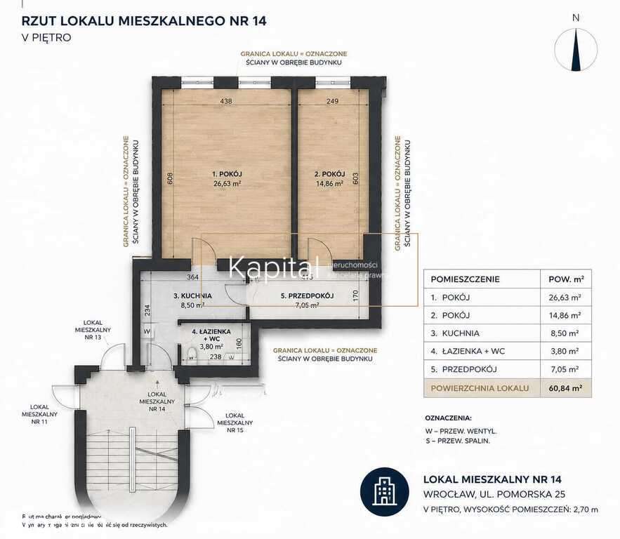 Mieszkanie z potencjałem - 60,84 m²