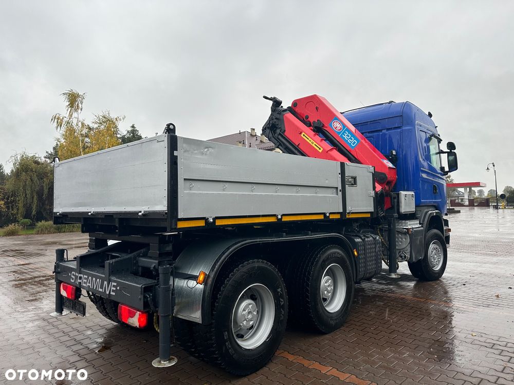 Scania G490 6x6 do energetyki słupów ciągnik specjalny Hds żuraw - 3