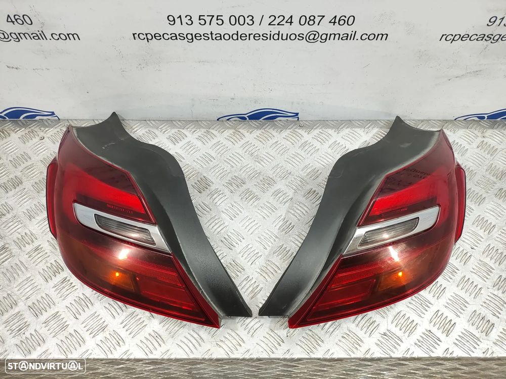 Farolim Farolins Traseiro Trás Led Original Opel Insignia A Facelift - 2