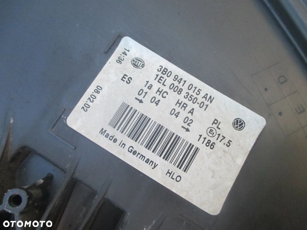 lampa lewa VW Passat B5 lift Hella Europa - 5