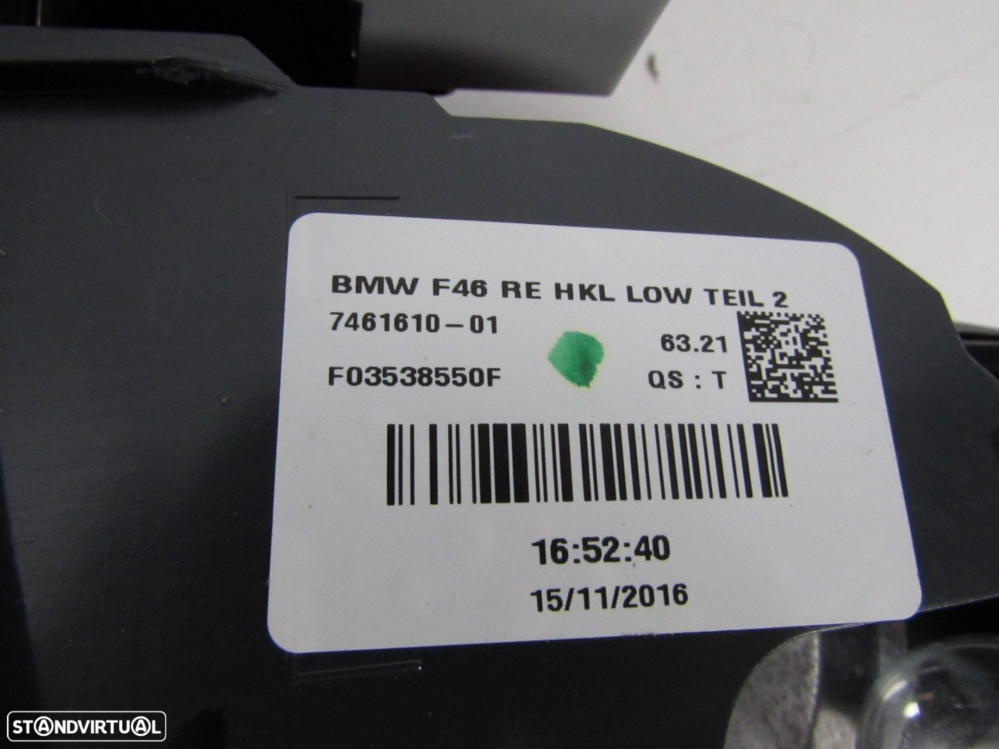 Farolim da mala Direito Seminovo/ Original BMW 2 Gran Tourer (F46) 63217461610 - 4