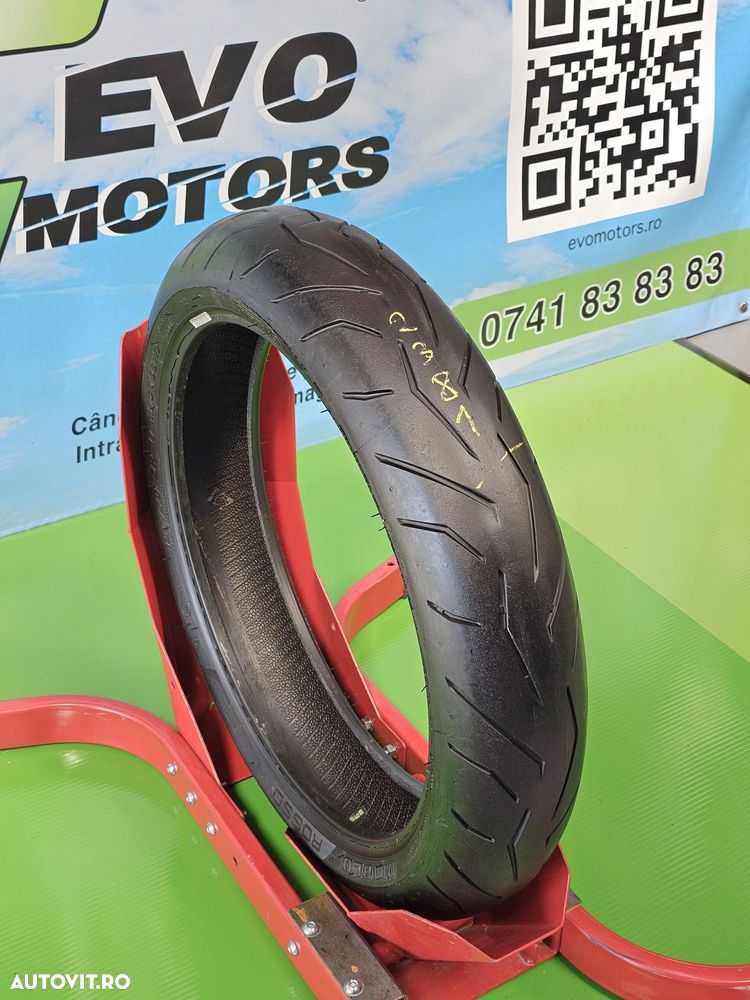 Anvelopa Moto 120 70 17 Pirelli Diablo Rosso 2 C2381 Cauciuc Fata - 2