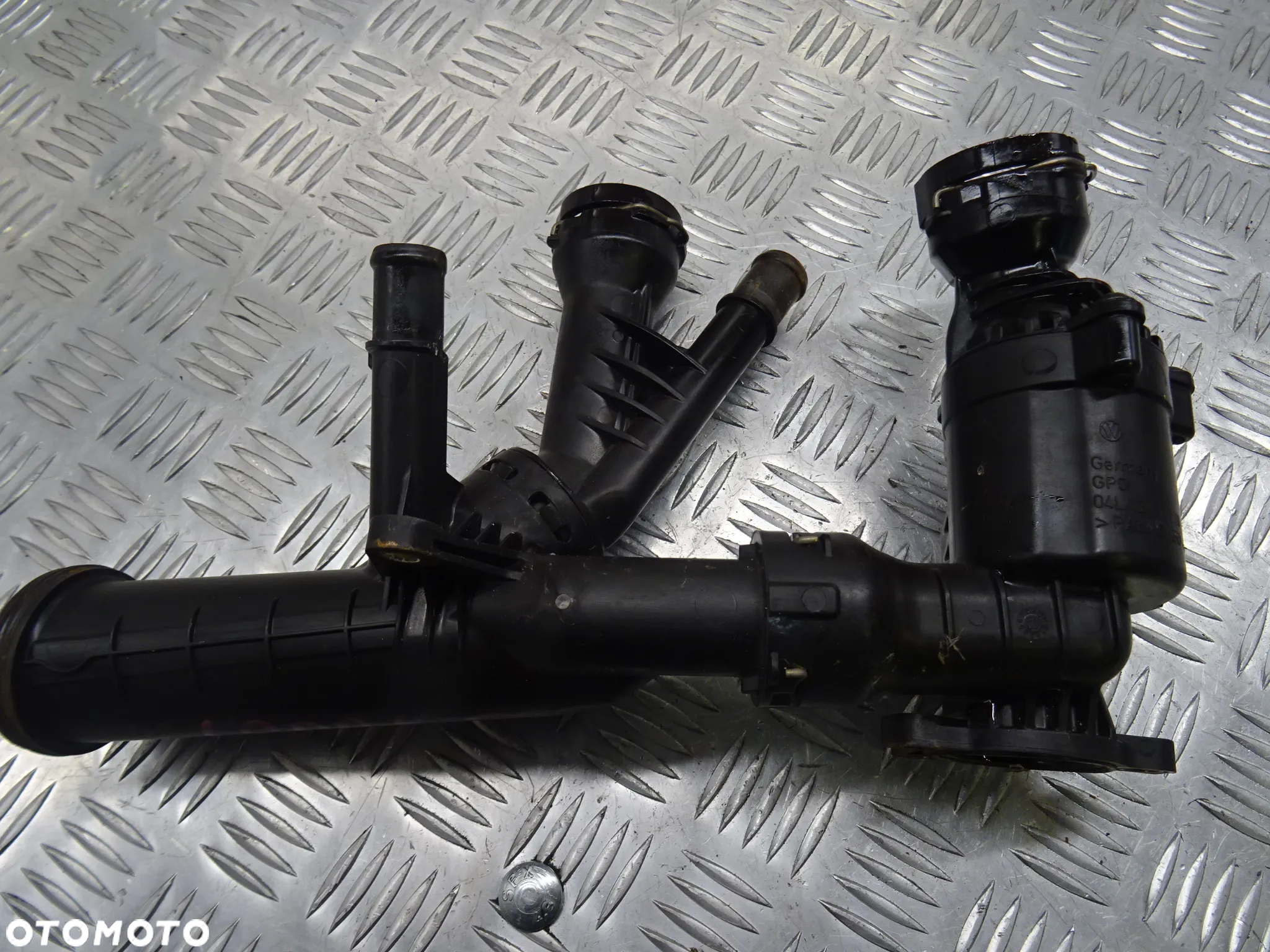 VW CADDY III LIFT 15-20 2K5 2.0TDI OBUDOWA TERMOSTATU KRÓCIEC - 8