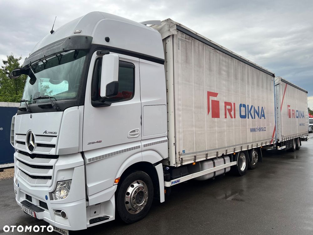Mercedes-Benz ACTROS  MP4 euro6 6x2 jumbo zestaw  120m 38palet - 18