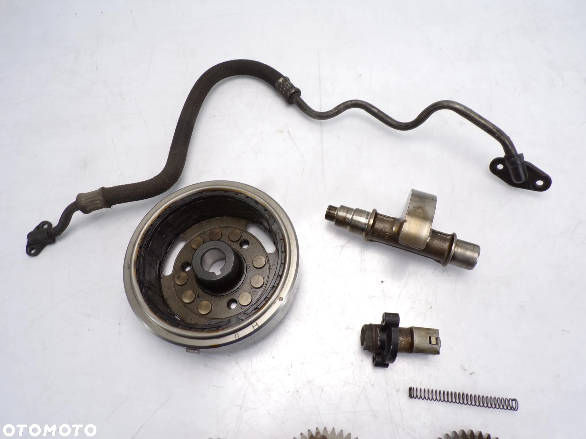 Przewód oleju wałek osłona napinacz YAMAHA XT600 2KF magneto koło zębate - 4