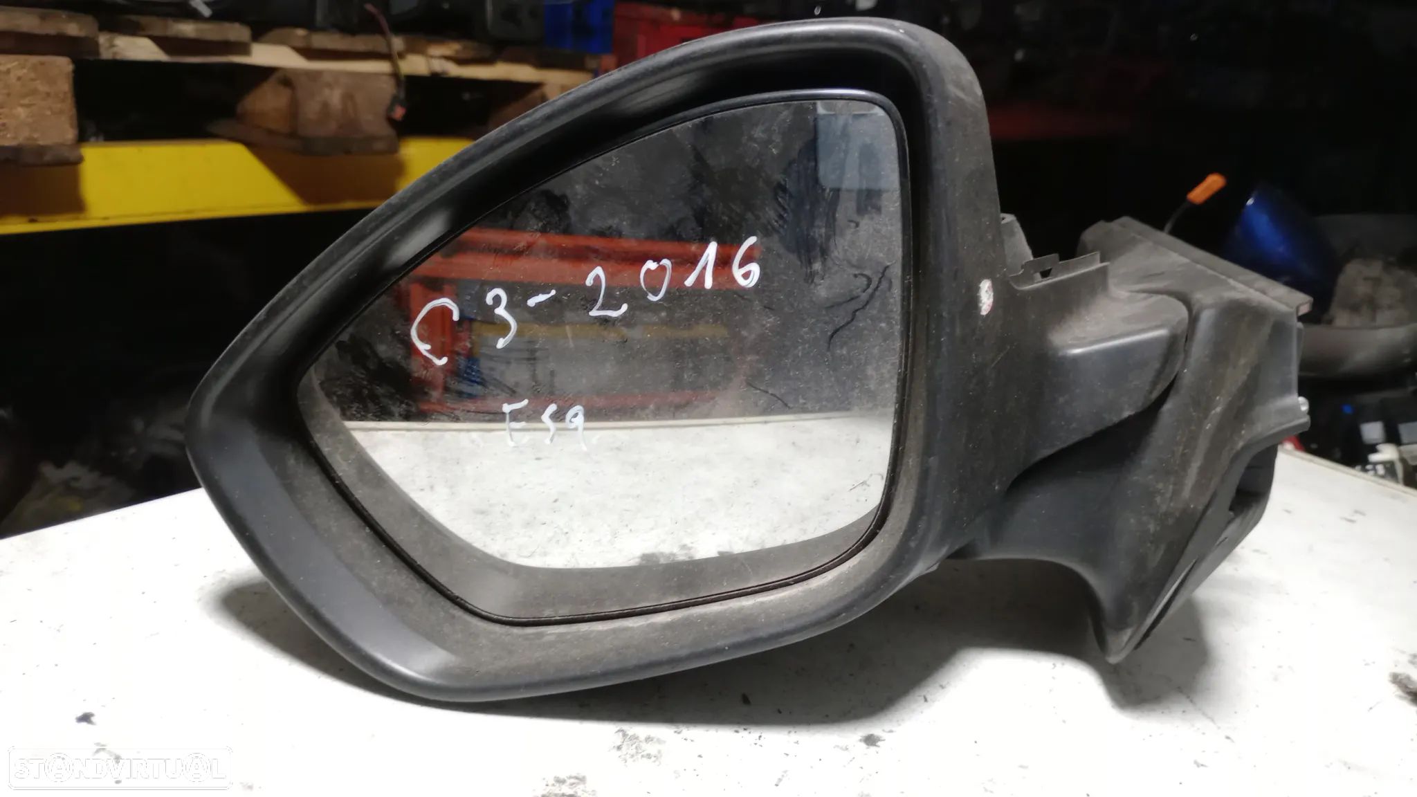Retrovisor Citroen C 3 2016  Esquerdo - 1