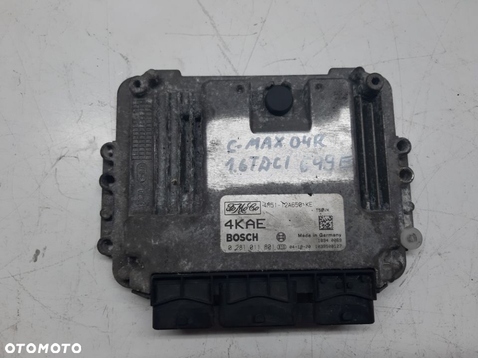FORD C-MAX 04R 1.6 TDCI ZESTAW STARTOWY 0281011801 - 2