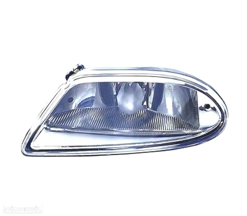 FAROL NEVOEIRO ESQUERDO PARA MERCEDES ML 163 FUNDO CROMADO - 1