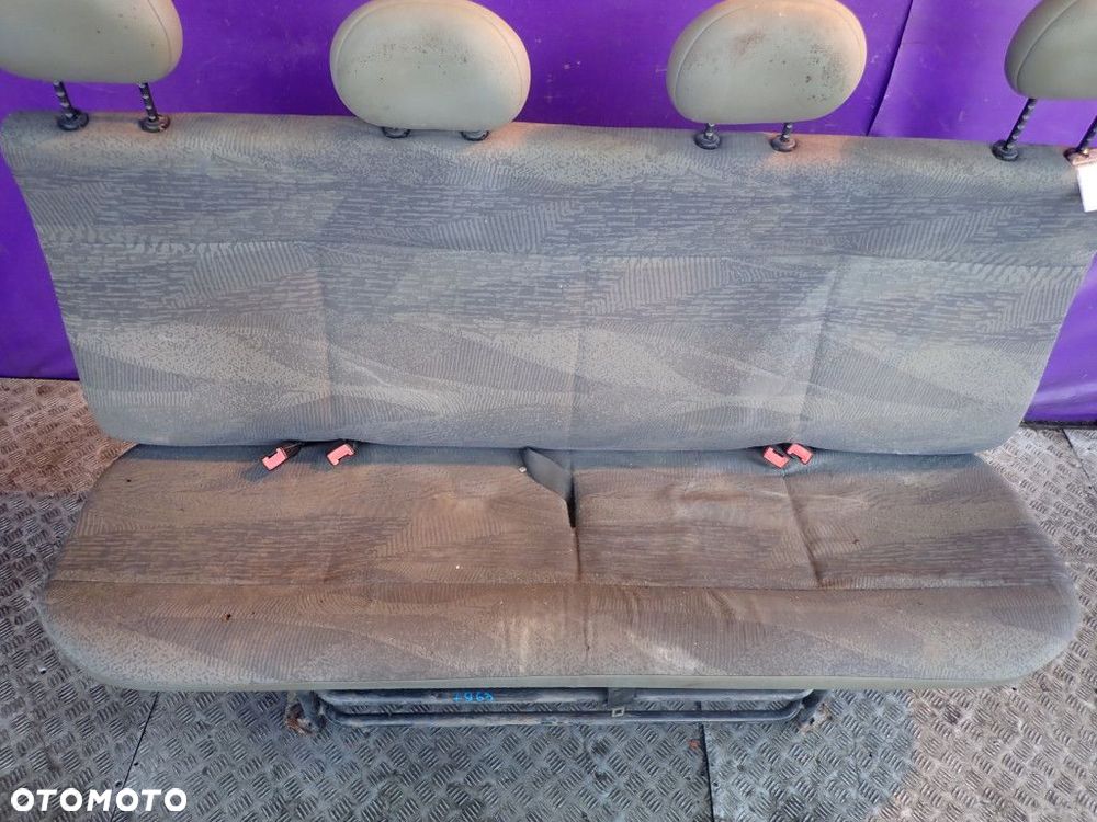 RENAULT MASTER II MOVANO A FOTEL TYŁ KANAPA 2 RZĄD DOKA DUBEL ŁAWA - 2