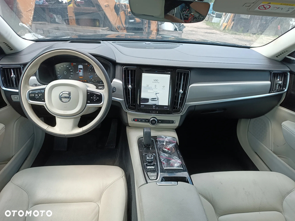 Deska ROZDZIELCZA ORYGINAŁ KONSOLA VOLVO S90 V90 SKÓRA BIAŁA NITKA DRUGA ZWYKŁA