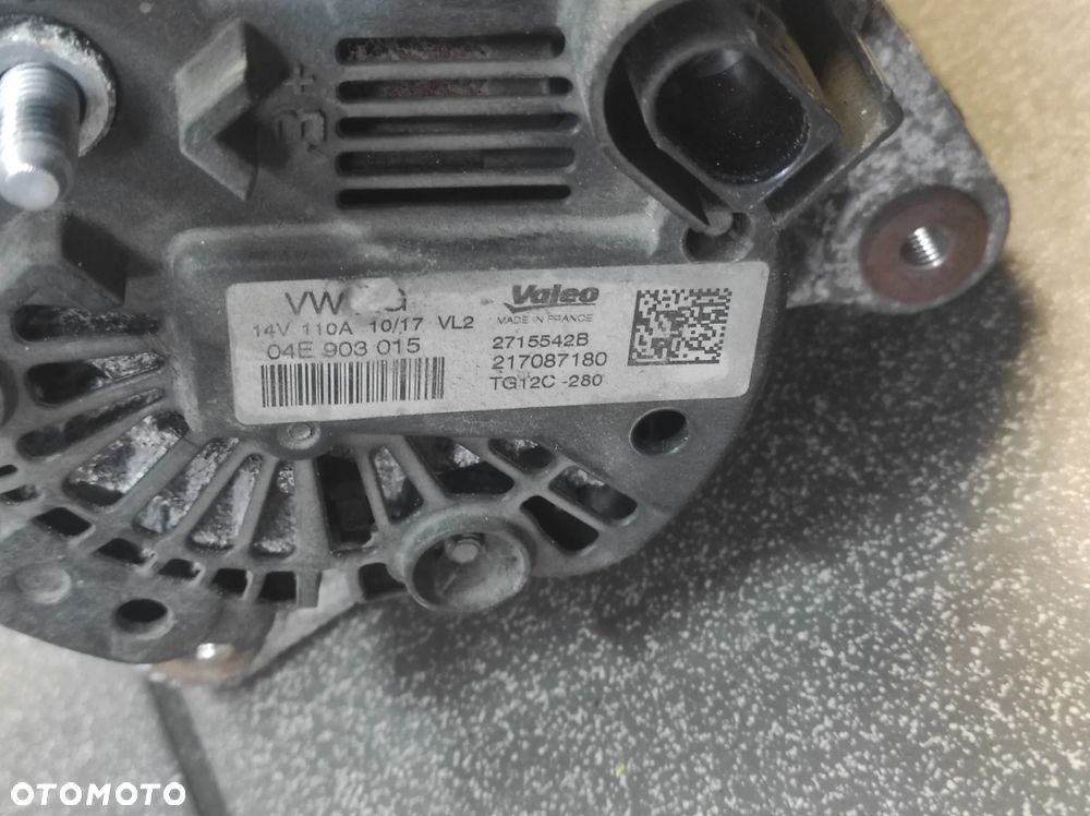 ALTERNATOR 1.2 1.4 1.5 TSI TFSI 04E903015 SPRAWNE 14 DNI GWARANCJI VW AUDI SEAT SKODA WYSYŁKA !!!! - 3