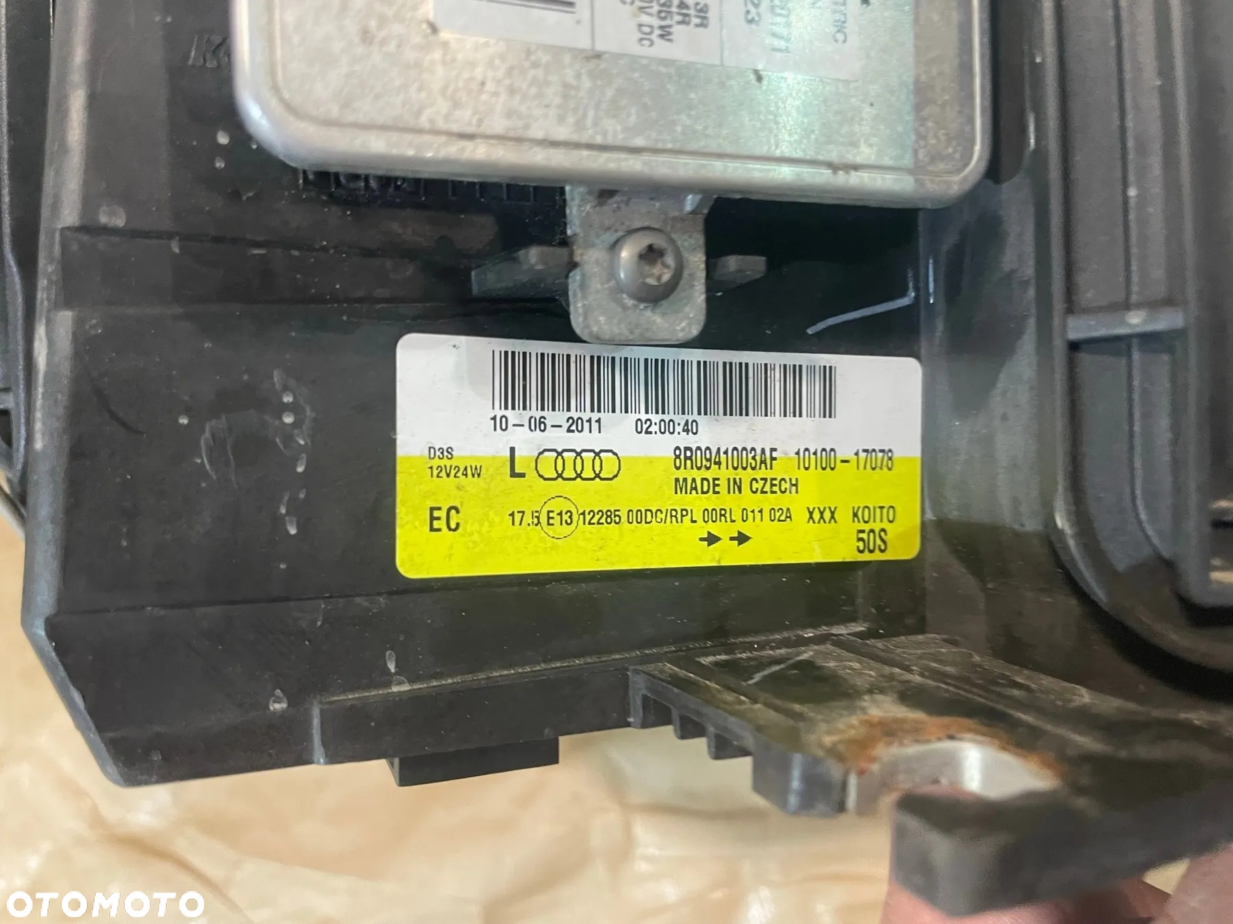 Audi Q5 8R reflektor lampy bi xenon nieskrętne lewy prawy kompletne - 8