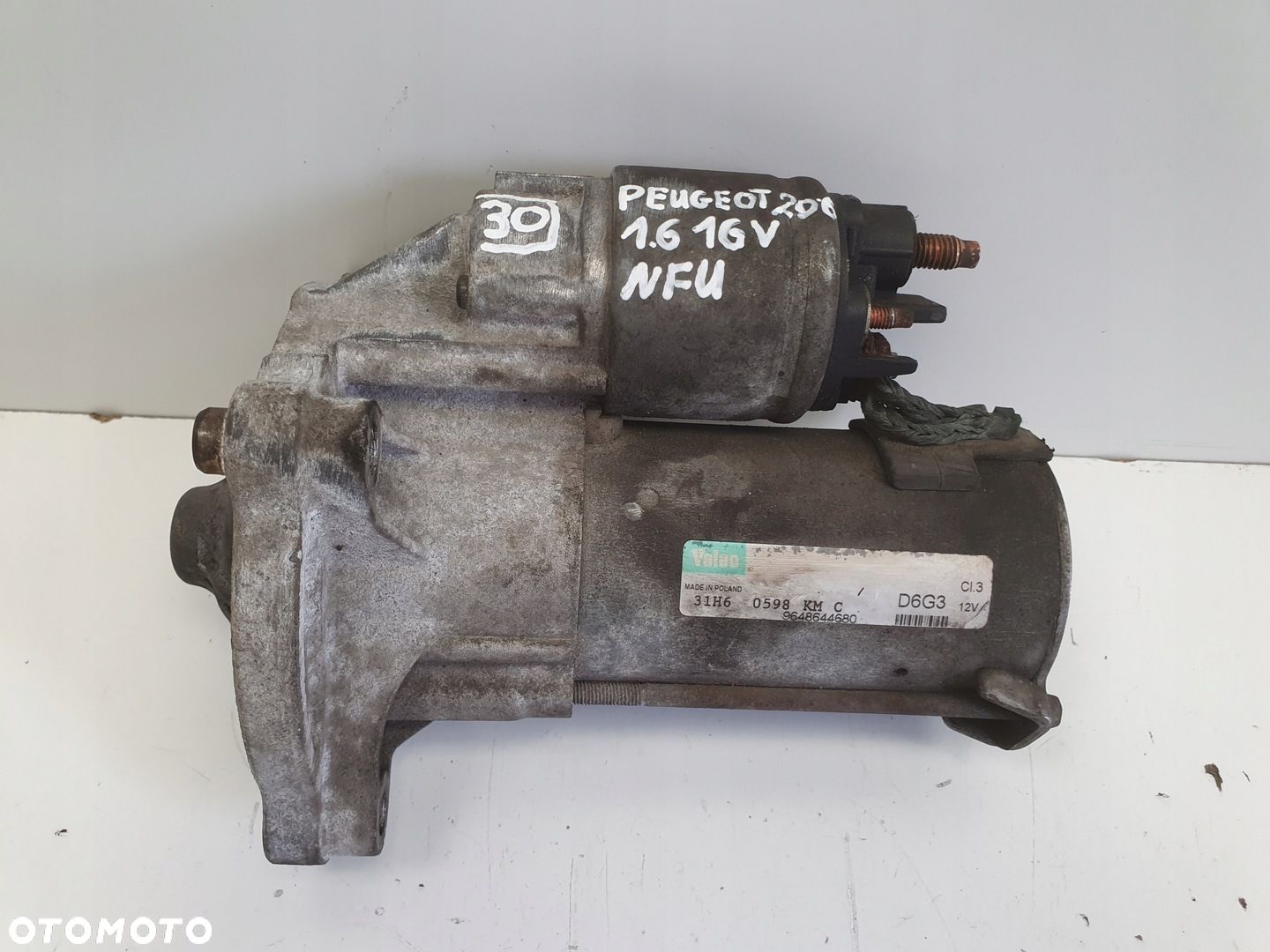 Peugeot 206 1.6 16V ROZRUSZNIK valeo D6G3 - 1