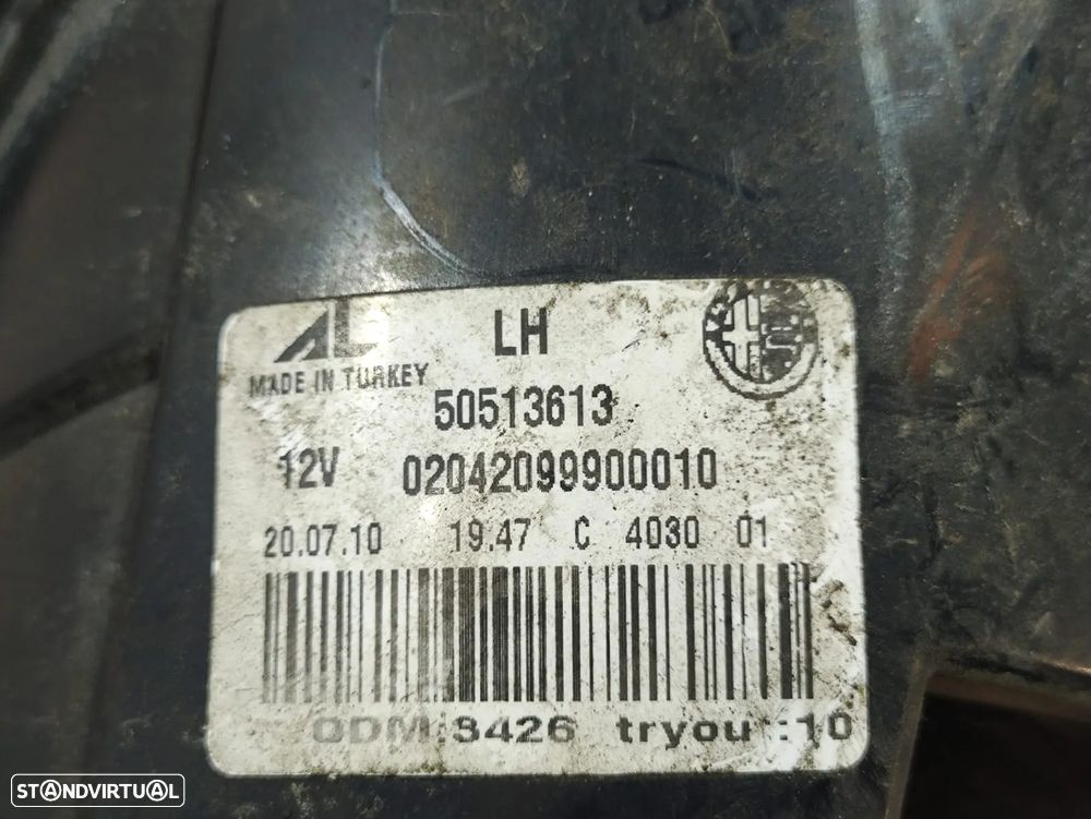Conjunto Farolim Farolins Alfa Romeo Giulietta Type 940 2010 – 2020 50513613 50513612 - 10