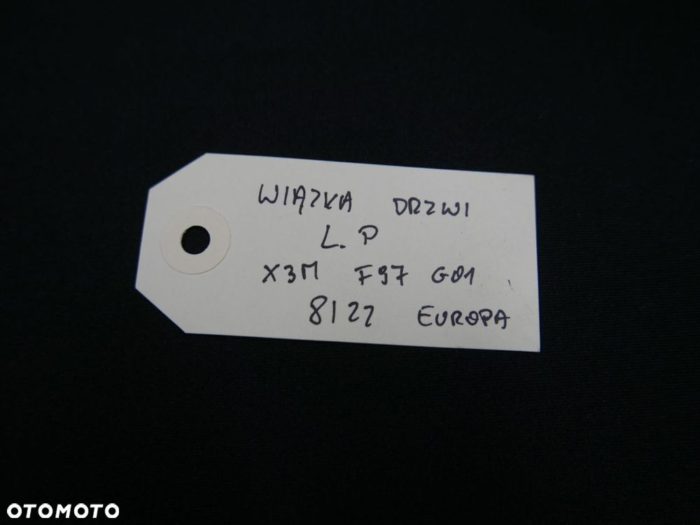 bmw x3 g01 f97 wiązka drzwi lewy przód europa - 7