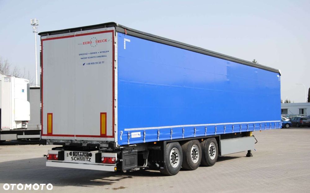 Schmitz Cargobull SCS kurtyna, podnoszona oś - 4