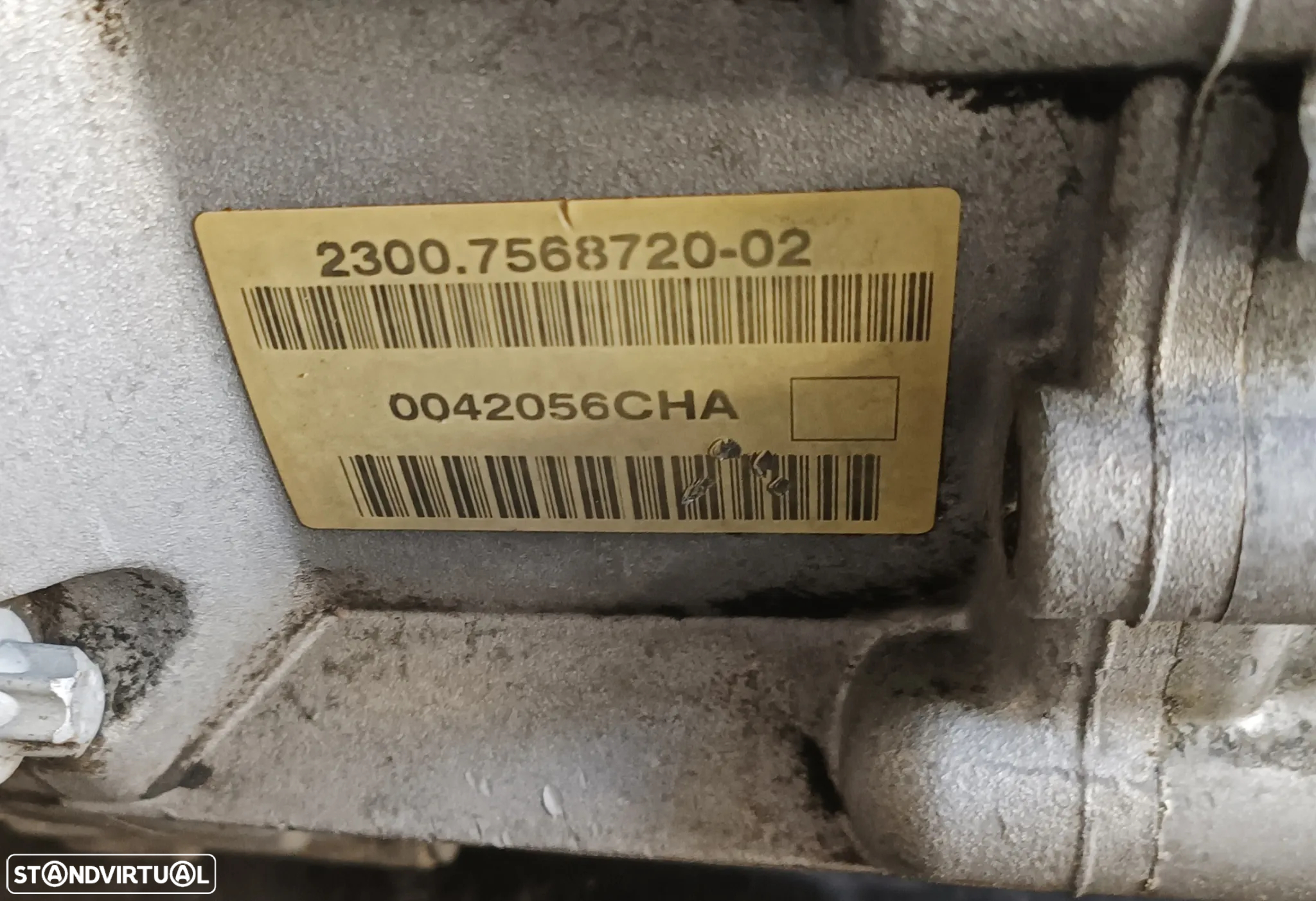 Caixa de 6 velocidades Mini R56 1.6 16V, referência 2300.7568720-02. - 2
