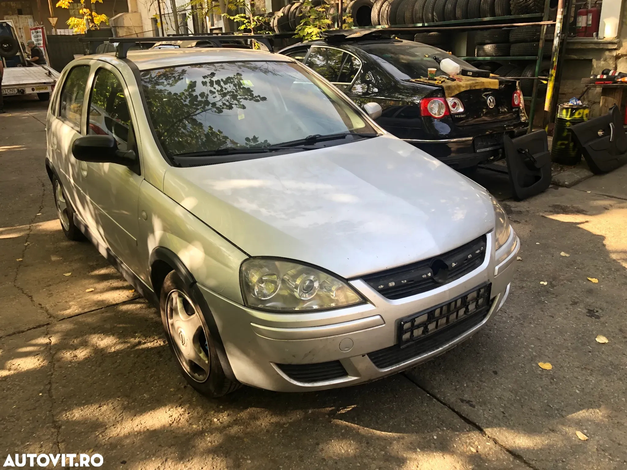 Aripa dreapta fata Opel Corsa C gri argintiu - 2