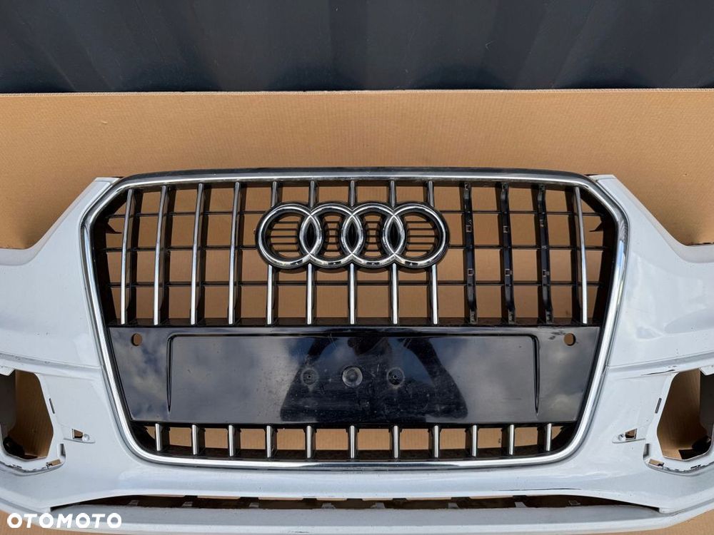ZDERZAK GRILL Audi Q3 8U 2013 S-LINE ORYGINAŁ NIE KLEJONY - 3