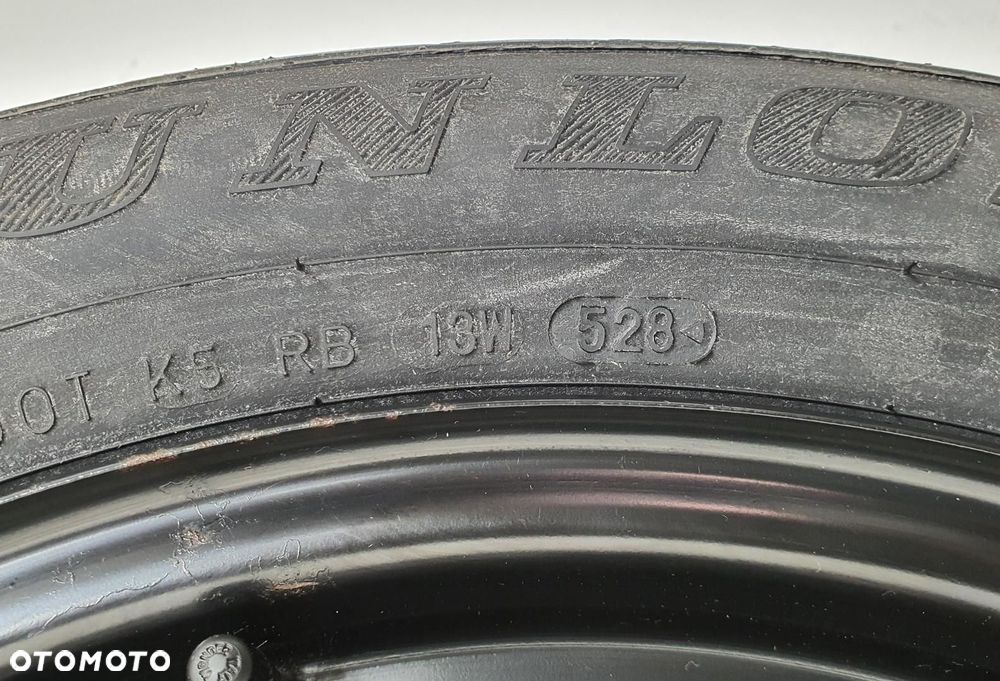 KOŁO DOJAZDOWE ZAPASOWE 2150144 DUNLOP 195/60/R15 ET49 OPEL ASTRA II G - 5