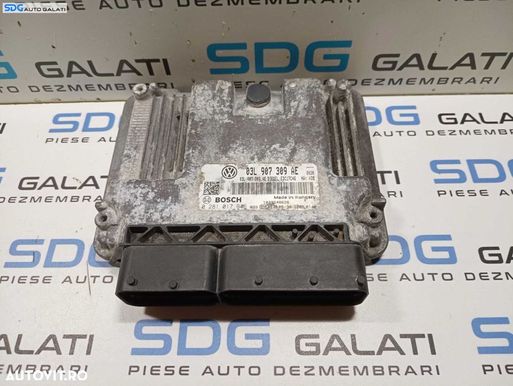 Kit Pornire ECU Calculator Motor Blocator Volan Calculator Confort Cip Cheie Cititor Cheie si Ceasuri Bord Volkswagen Passat B7 2.0 TDI 2010 - 2015 Cod 03L907309AE 3AA920970J 3AA959433B 3C0905843AD 3C0905861J [M3853] [M3854] [M3855] [M3856] [M3857] - 4