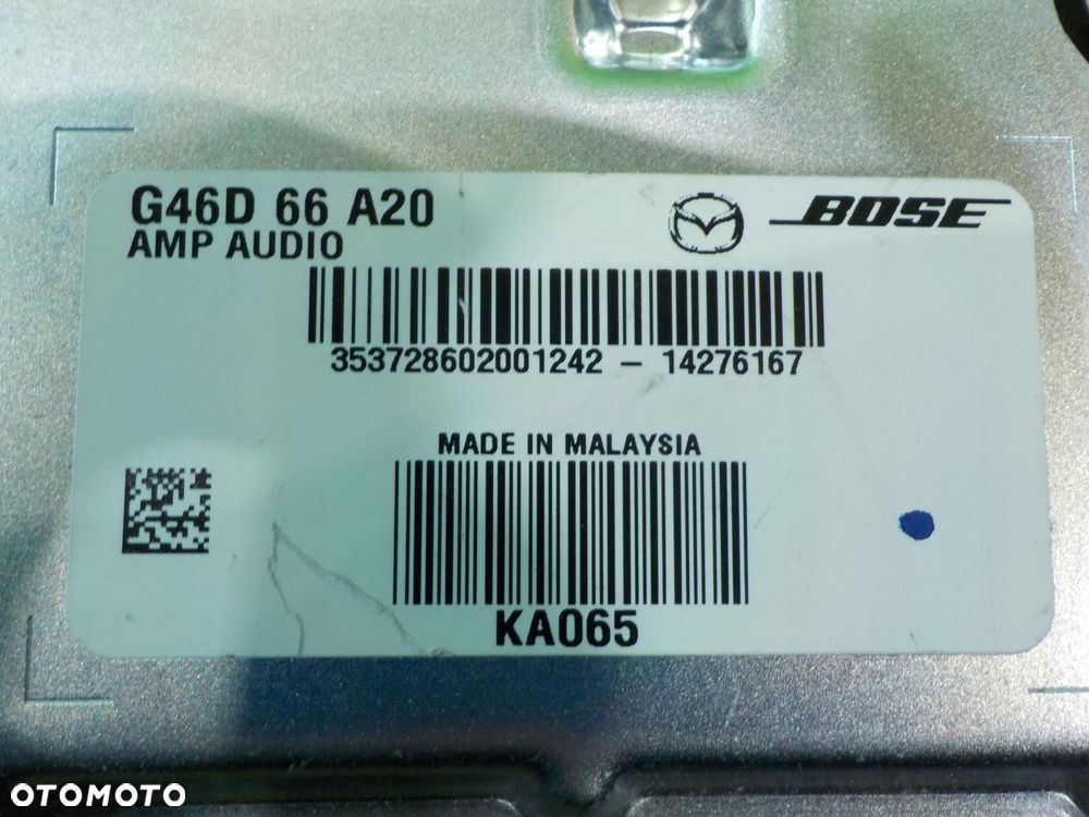 MAZDA 6 GJ III LIFT 2.2 D AUT 15r SEDAN 4D wzmacniacz G46D66A20 - 5