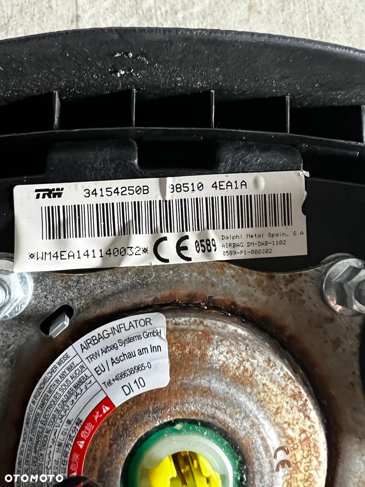 KIEROWNICA AIRBAG SKÓRA NISSAN QASHQAI J11 484304EL1A MULTIFUNKCYJNA - 8