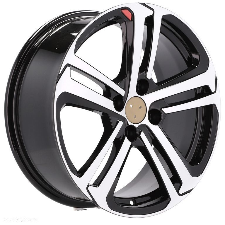 4x Felgi 15 4x108 m.in. do CITROEN C2 C3 C4 DS3 PEUGEOT 208 - A5017 (BK5447) - 8