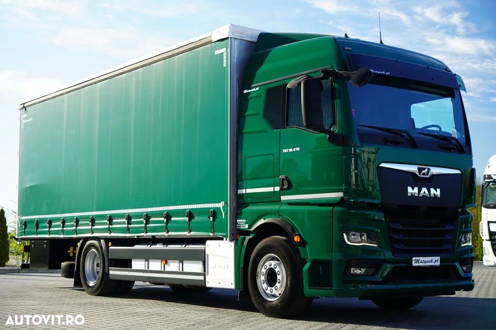 MAN TGX 18.470 / SOLO / CORTINĂ / COMPLET AIRMATIC / - 7
