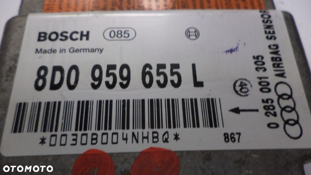 Komputer sterownik  AIR BAG VW AUDI 8D0959655L - 2