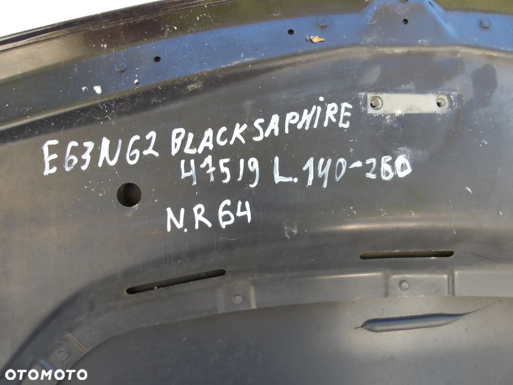 MASKA POKRYWA SILNIKA BMW E63 E64 BLACKSAPPHIRE F-VAT - 11
