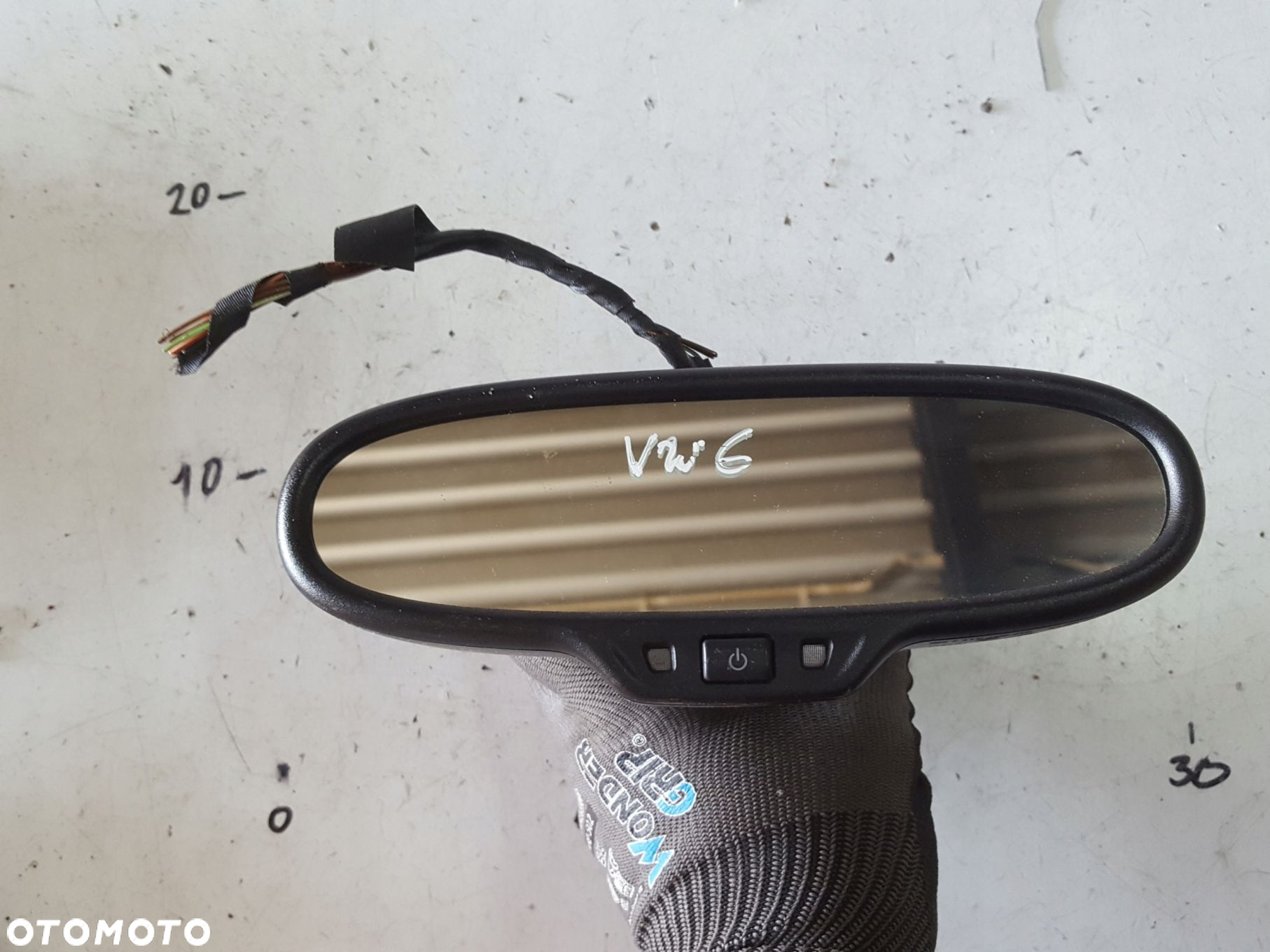 VW GOLF 6 VI 09-13r CABRIO LUSTERKO WEWNĘTRZNE KAMERA - 4