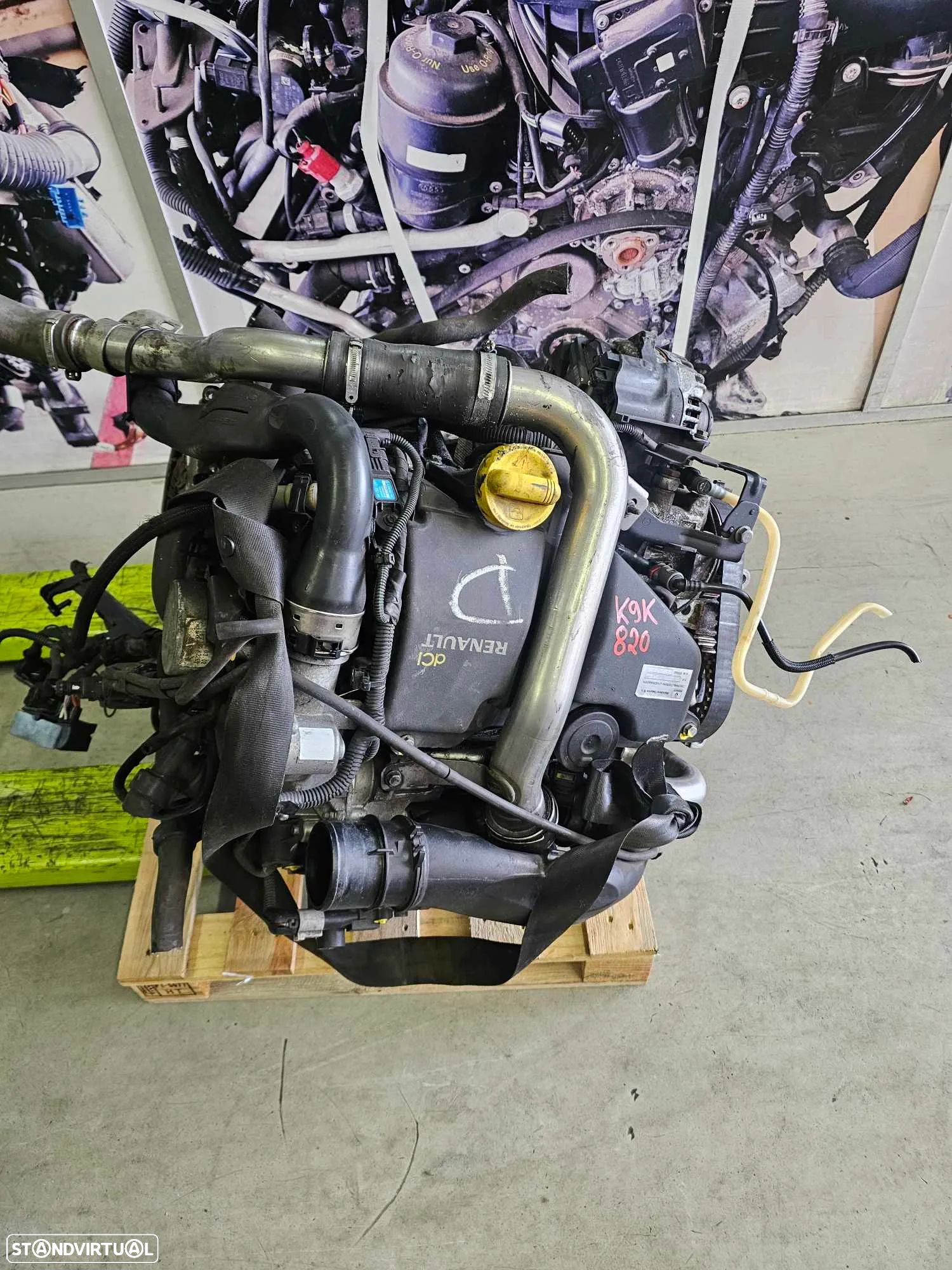 Motor Renault Kangoo 1.5 DCI 2011, ref K9K820 - 1